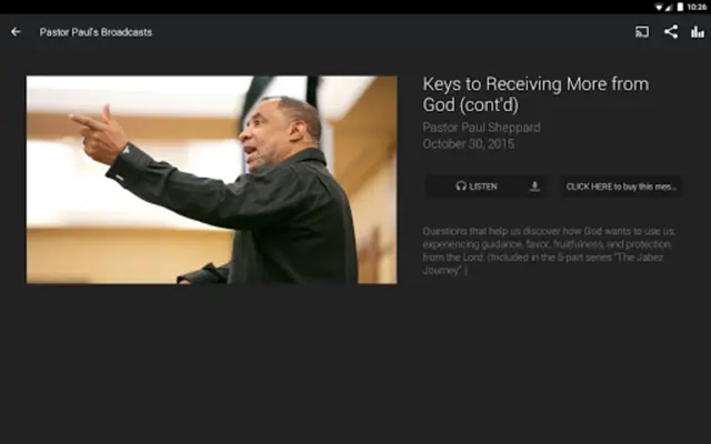 PastorPaul.net android App screenshot 4